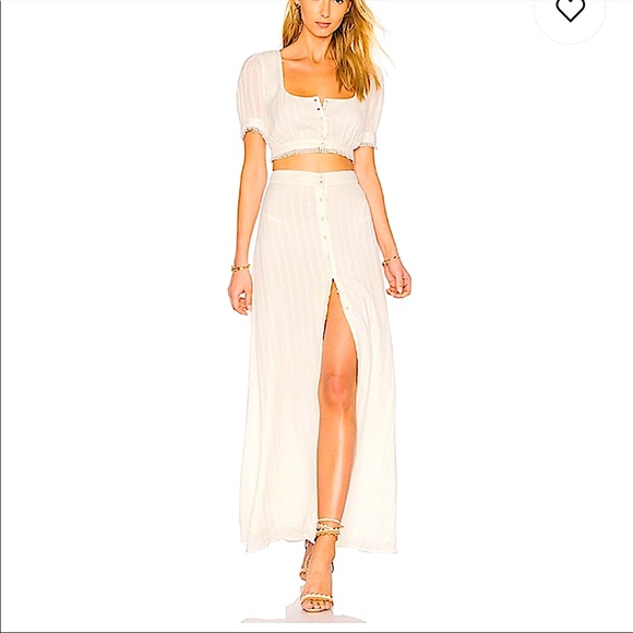 REVOLVE x Majorelle white cactus crop top - Picture 3 of 8